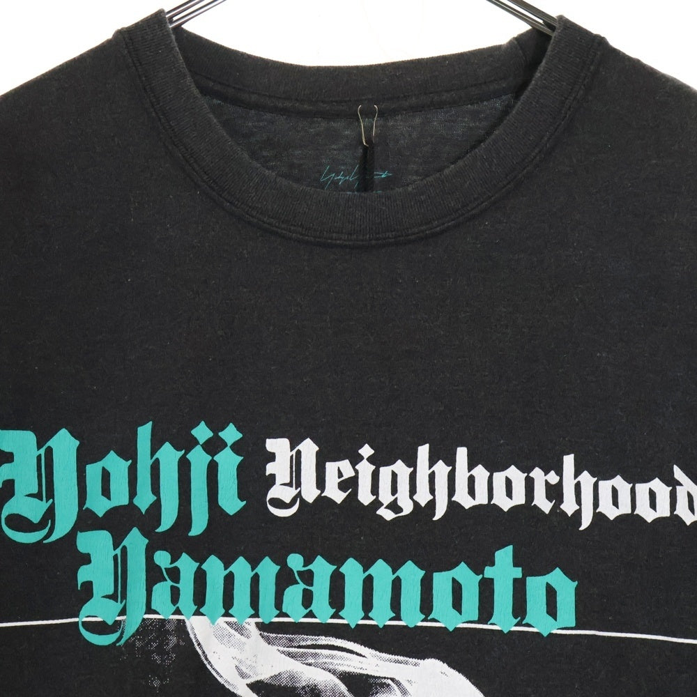 Yohji Yamamoto POUR HOMME(ヨウジヤマモト プールオム) 24SS × NEIGHBORHOOOD クルーネック半袖Tシャツ カットソー グレー HS-T81-286