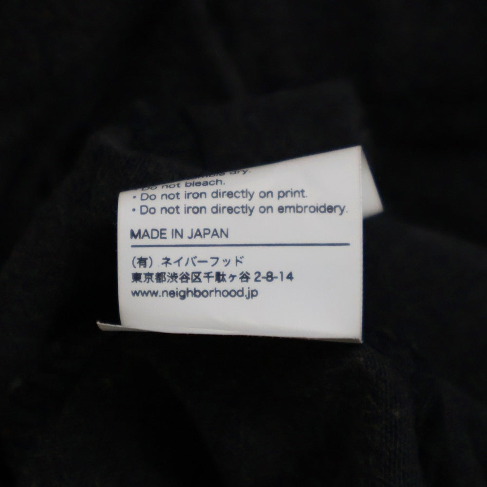 Yohji Yamamoto POUR HOMME(ヨウジヤマモト プールオム) 24SS × NEIGHBORHOOOD クルーネック半袖Tシャツ カットソー グレー HS-T81-286