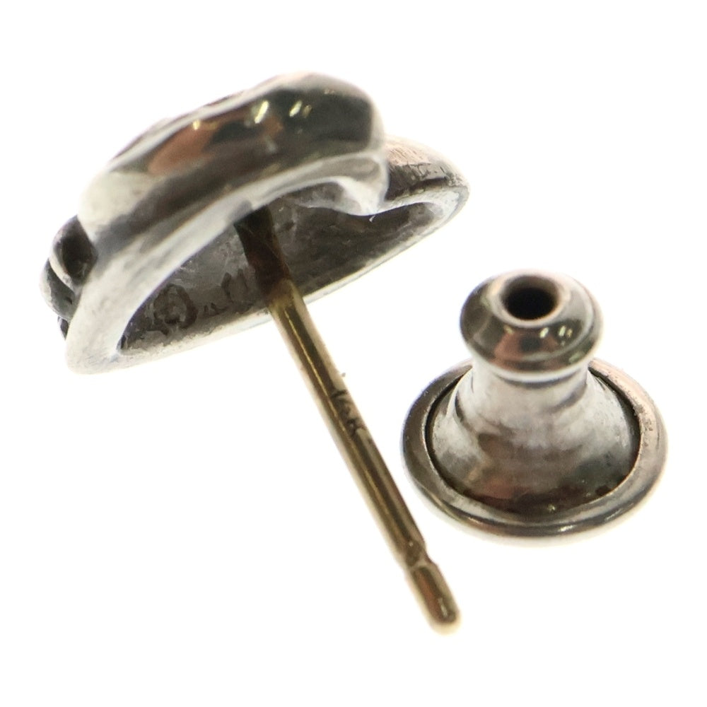 CHROME HEARTS(クロムハーツ) STUD HEART ハート スタッドピアス シルバー BCA112