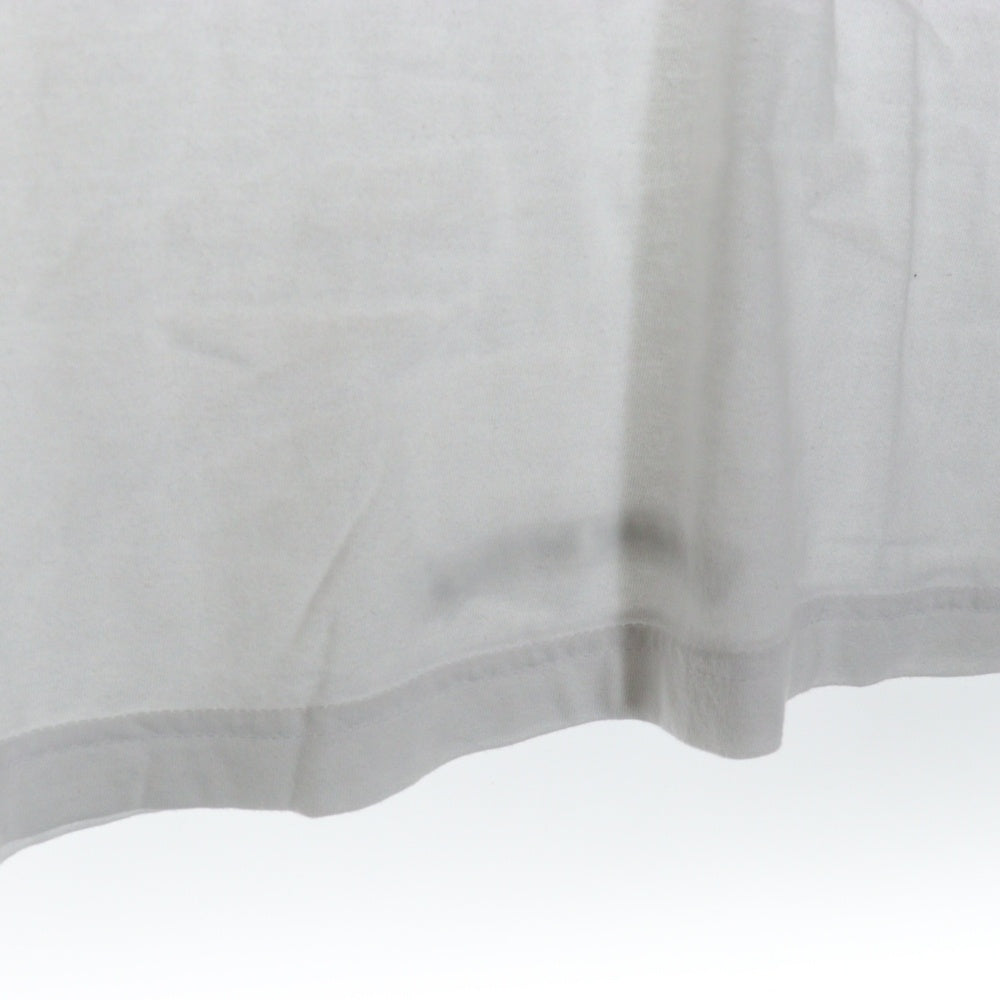 CHROME HEARTS(クロムハーツ) Neck Logo L/S Tee ネックロゴ プリント袖ロゴ ロンT ロングスリーブ カットソー ホワイト