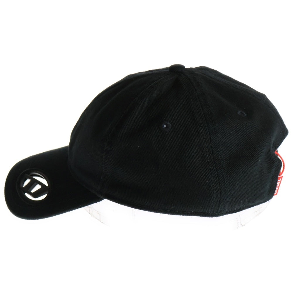 DIESEL(ディーゼル) Baseball Cap ベースボールキャップ C-PLAK A11357 0PFAA コットン オーバルD ロゴ 帽子 ブラック