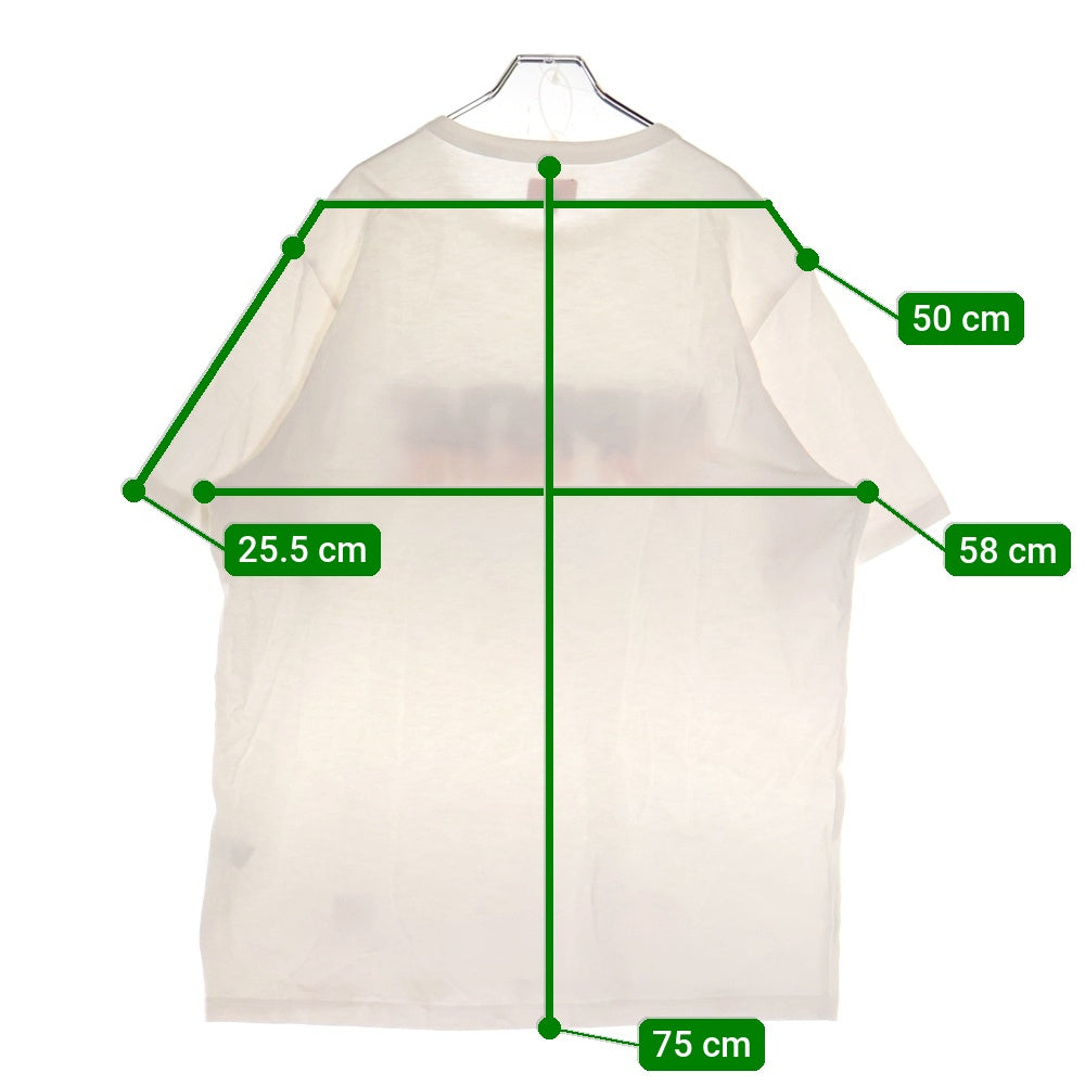 SUPREME(シュプリーム) 19AW Flame S/S Top フレイムロゴ クルーネック 半袖Tシャツ カットソー ホワイト