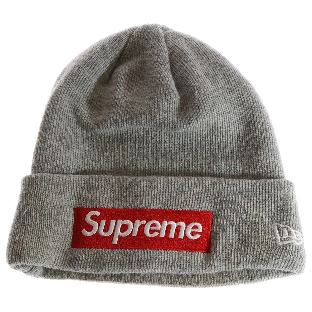supreme ビーニー　ニューエラ　ニット帽 ボックスロゴ シュプリーム ニューエラ ボックスロゴ ビーニー (FW19