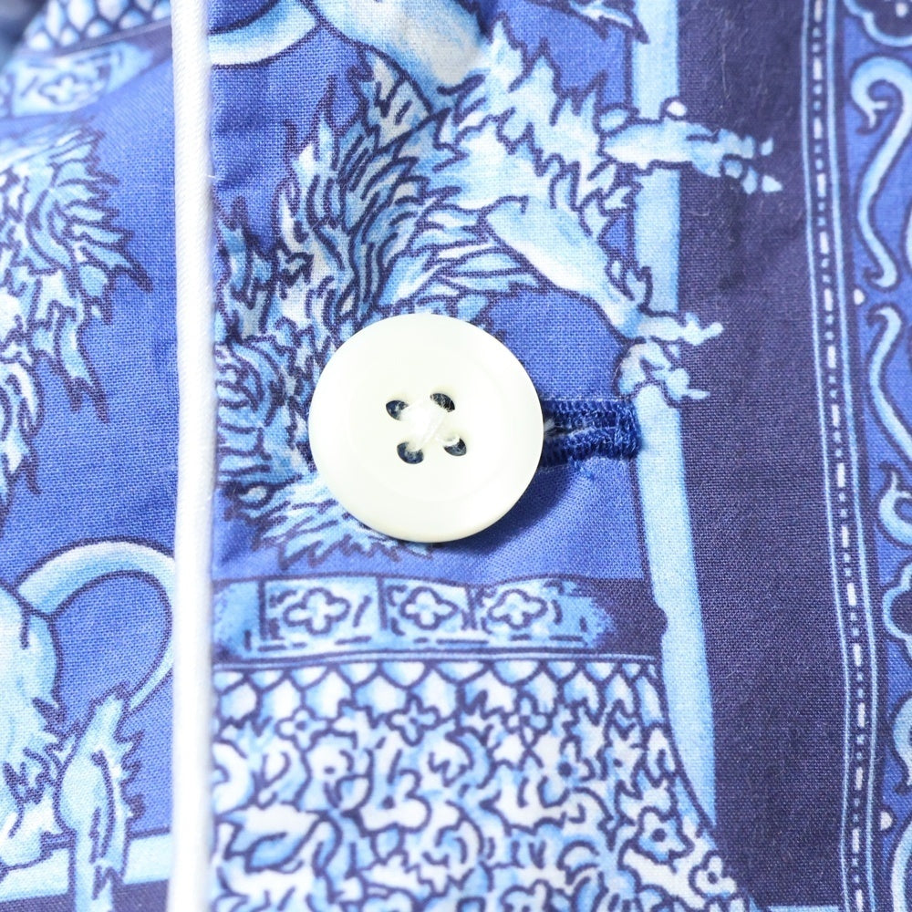 SUPREME(シュプリーム) 22SS Regency Pajama レジェンシーパジャマ 総柄半袖シャツ パンツ ブルー