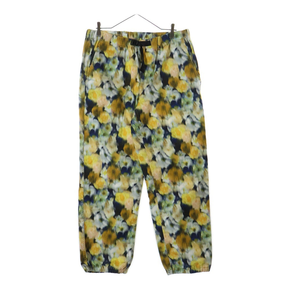 SUPREME(シュプリーム) 20SS Liberty Floral Belted Pant 総柄ベルテッドロングパンツ イエロー