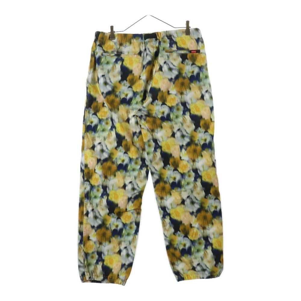 SUPREME(シュプリーム) 20SS Liberty Floral Belted Pant 総柄ベルテッドロングパンツ イエロー