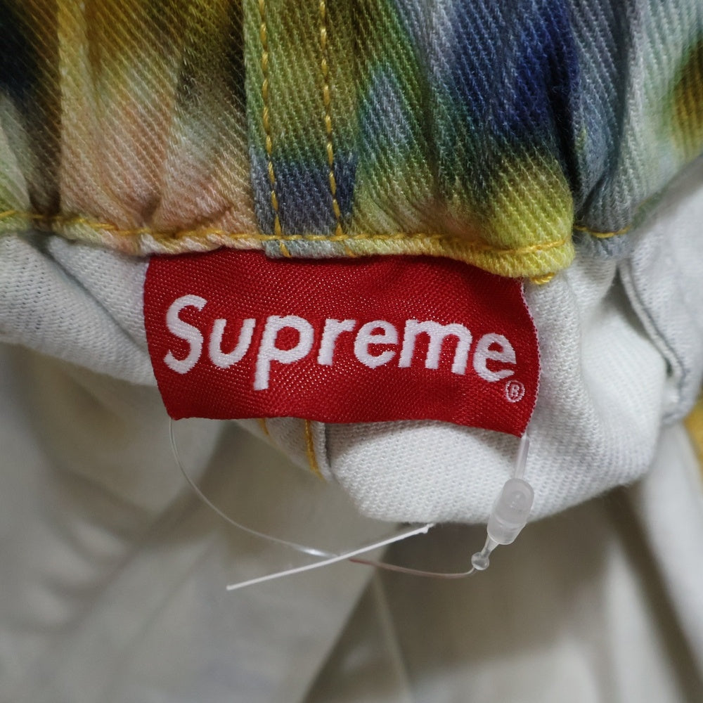 SUPREME(シュプリーム) 20SS Liberty Floral Belted Pant 総柄ベルテッドロングパンツ イエロー