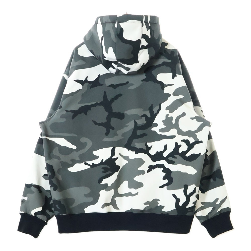SUPREME(シュプリーム) 20AW WINDSTOPPER Zip Up Hooded Sweatshirt Camo ウィンドストッパー ジップアップ フーデッド スウェットシャツ パーカー グレー