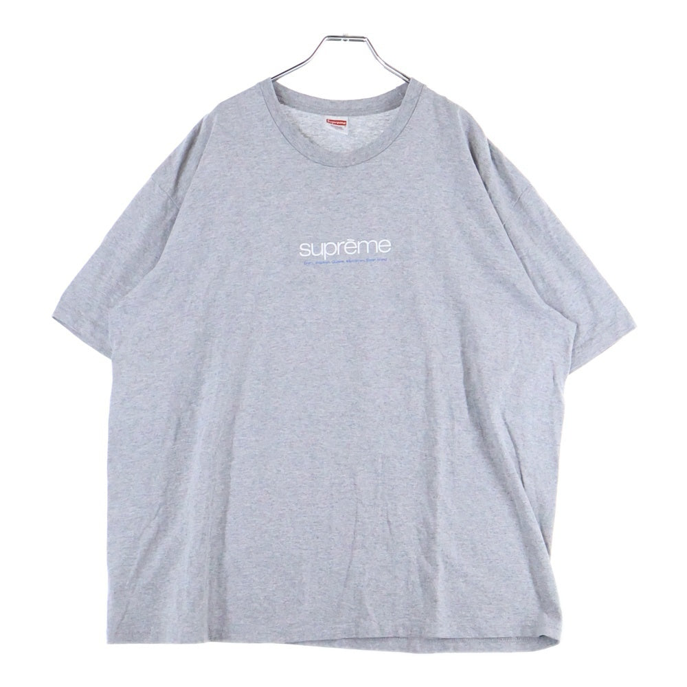 SUPREME(シュプリーム) 21SS Five Boroughs Tee ファイブボロー クラシックロゴ 半袖Tシャツ カットソー グレー
