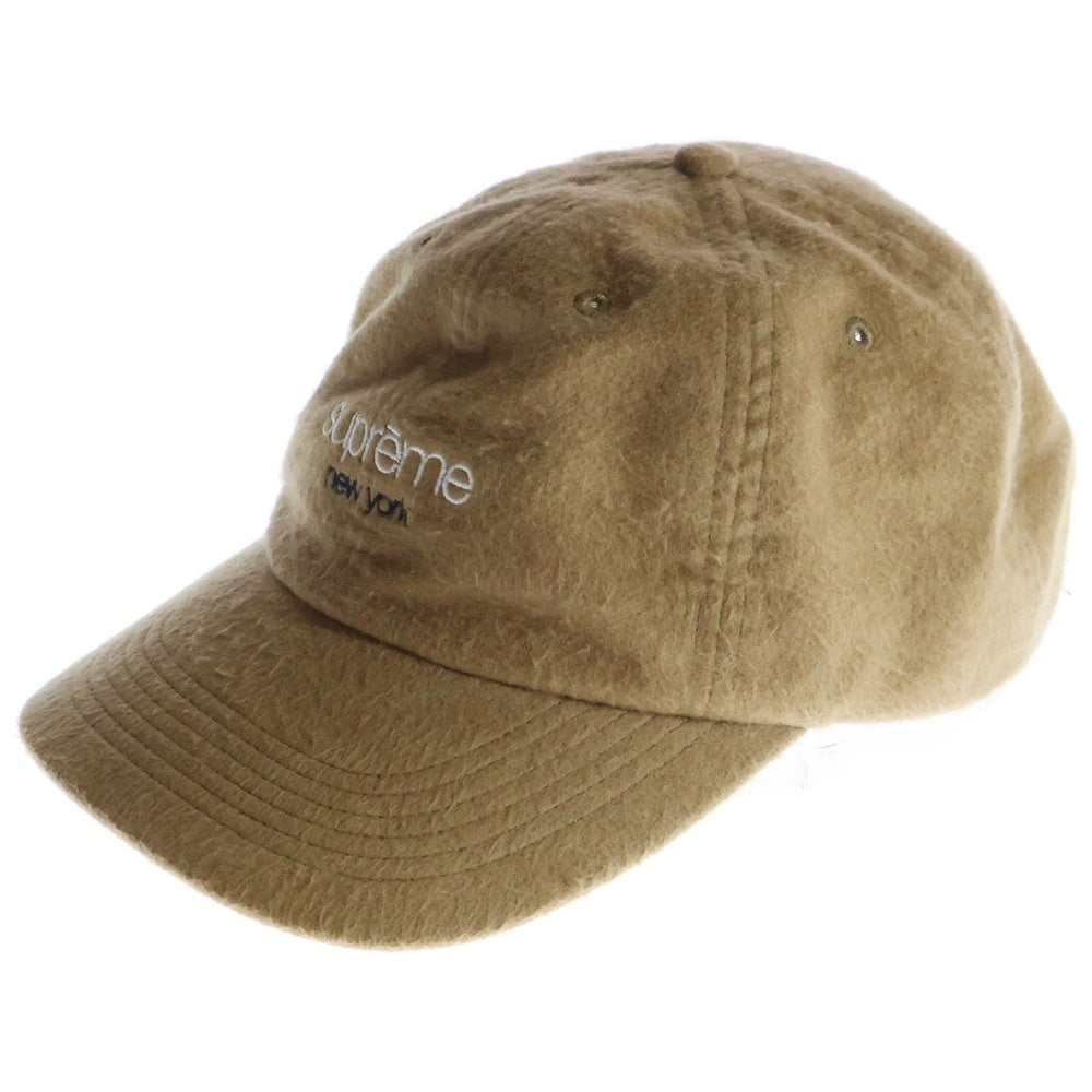 SUPREME(シュプリーム) 23AW Washed Flannel 6-Panel ウォッシュド フランネル 6パネル キャップ 帽子 ブラウン