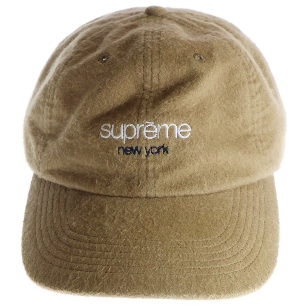 SUPREME(シュプリーム) 23AW Washed Flannel 6-Panel ウォッシュド フランネル 6パネル キャップ 帽子 ブラウン