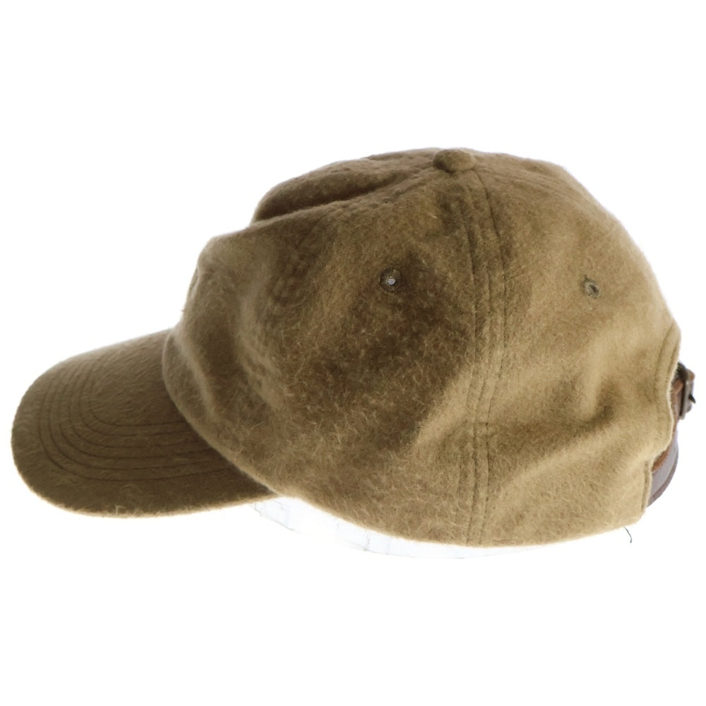 SUPREME(シュプリーム) 23AW Washed Flannel 6-Panel ウォッシュド フランネル 6パネル キャップ 帽子 ブラウン