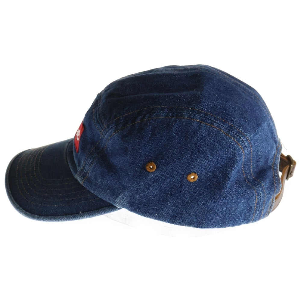 SUPREME(シュプリーム) 22AW Washed Chino Twill Camp Cap ウォッシュド チノ ツウィル キャンプキャップ 帽子 インディゴ