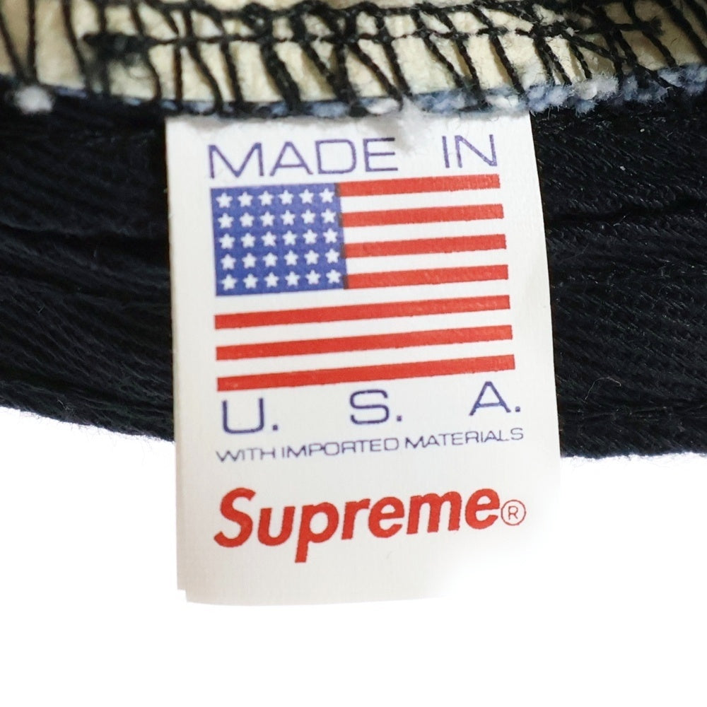SUPREME(シュプリーム) 22AW Washed Chino Twill Camp Cap ウォッシュド チノ ツウィル キャンプキャップ 帽子 インディゴ