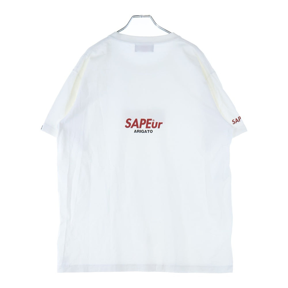 SAPEur(サプール) ×ONE PEACE BOA HONCOCK TEE ワンピース ボア ハンコック クルーネック半袖プリントTシャツ カットソー ホワイト