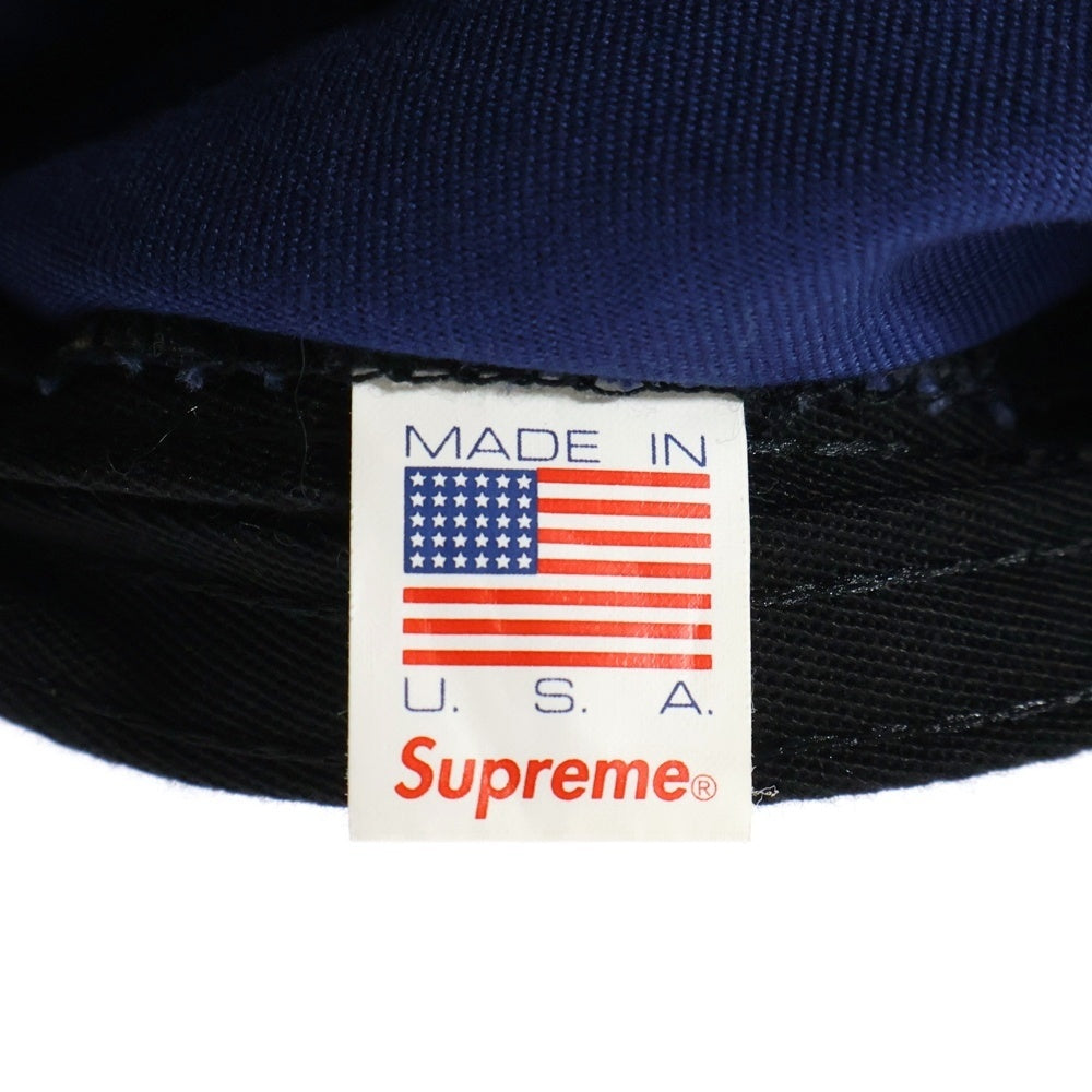 SUPREME(シュプリーム) 21SS Bandana Camp Cap ボックスロゴ バンダナ キャンプキャップ 帽子 ネイビー