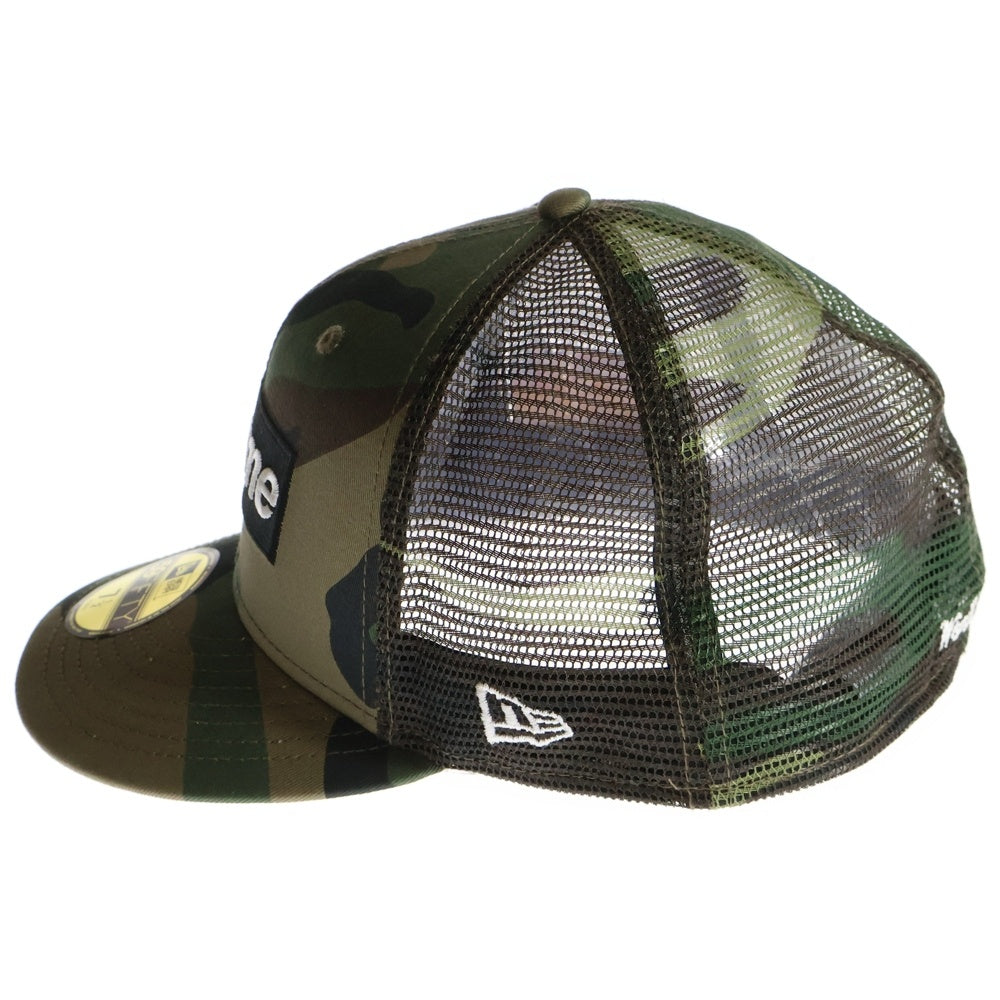 SUPREME(シュプリーム) 24SS ×NEWERA Box Logo Mesh Back ニューエラ ボックスロゴ メッシュバック キャップ 帽子 カモ ブラウン