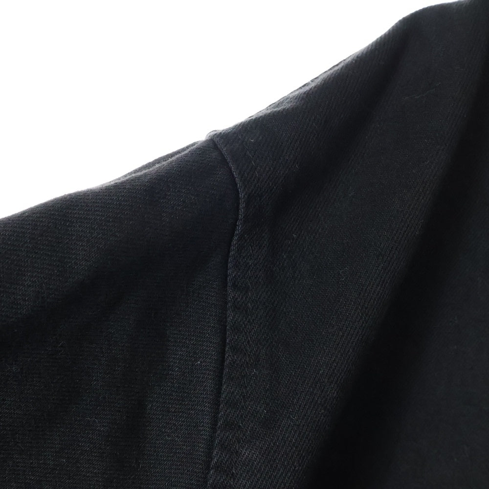 RAF SIMONS(ラフシモンズ) 22AW PIN OVERSIZED DENIM SHIRT オーバーサイズデニムシャツ ブラック 222-M243