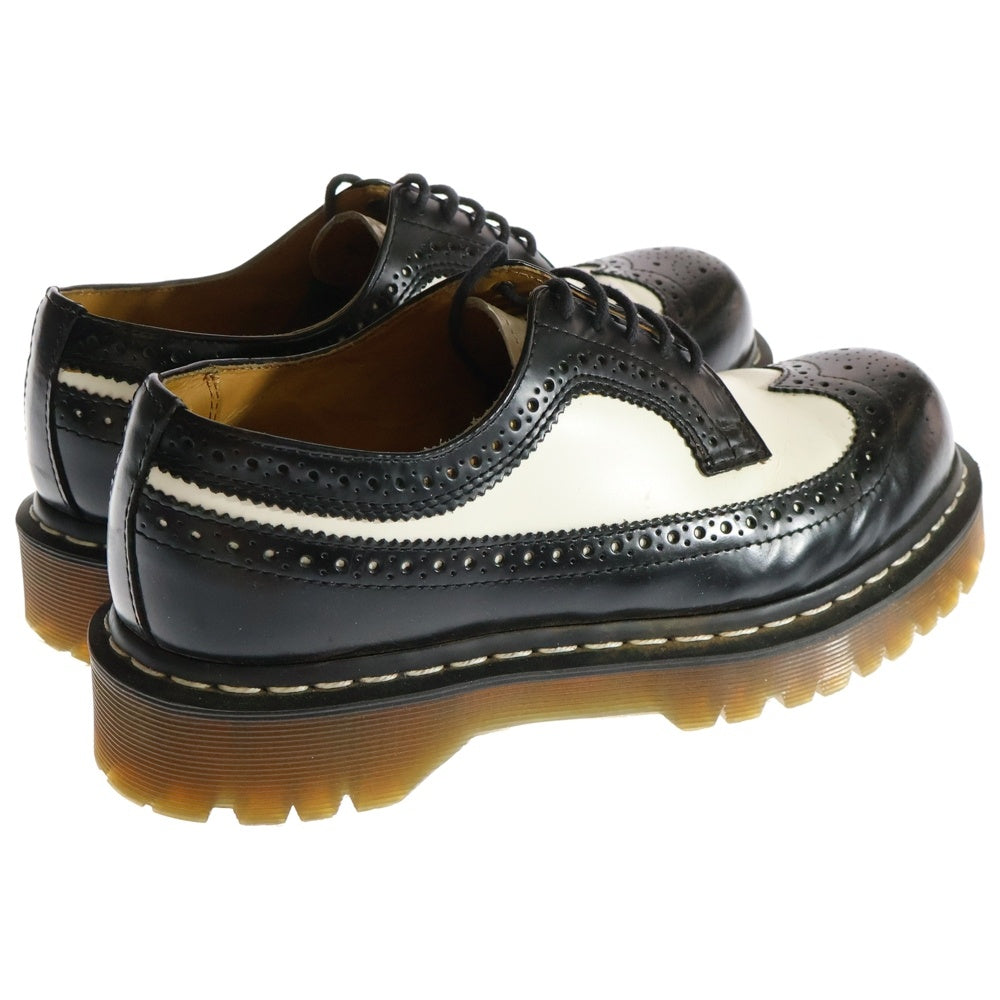Dr.Martens(ドクターマーチン) 10458 BROGUE SHOES 3ホール ウィングチップ レザー シューズ ブラック/ホワイト