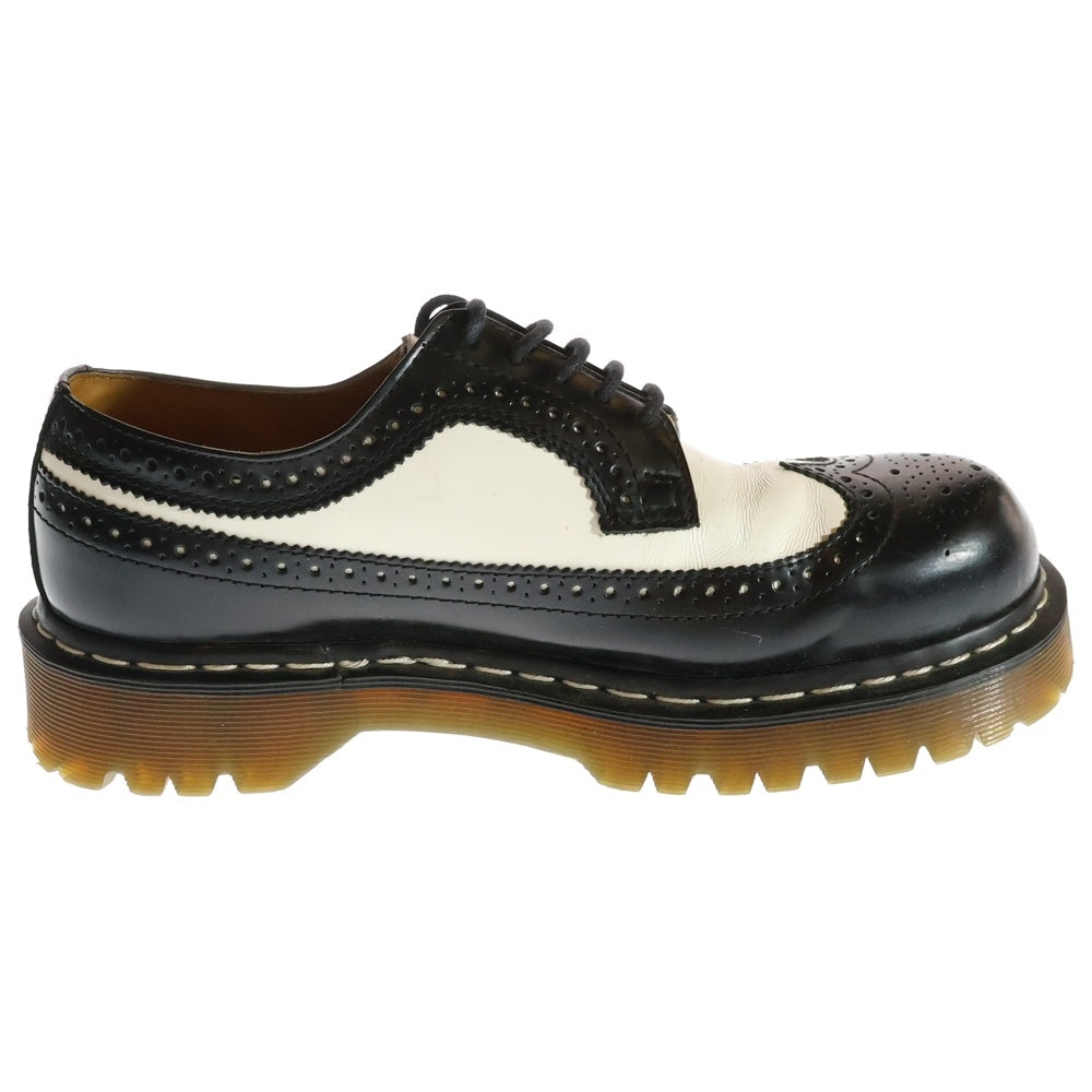 Dr.Martens(ドクターマーチン) 10458 BROGUE SHOES 3ホール ウィングチップ レザー シューズ ブラック/ホワイト
