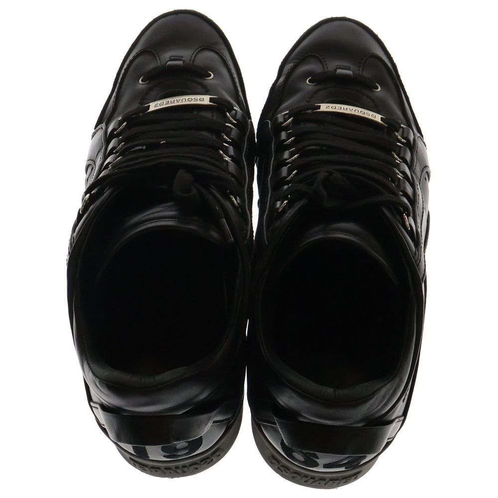 DSQUARED2(ディースクエアード) Lace-Up Low Top Sneakers レースアップ ロートップスニーカー ブラック SNM0505 065B0001 M084