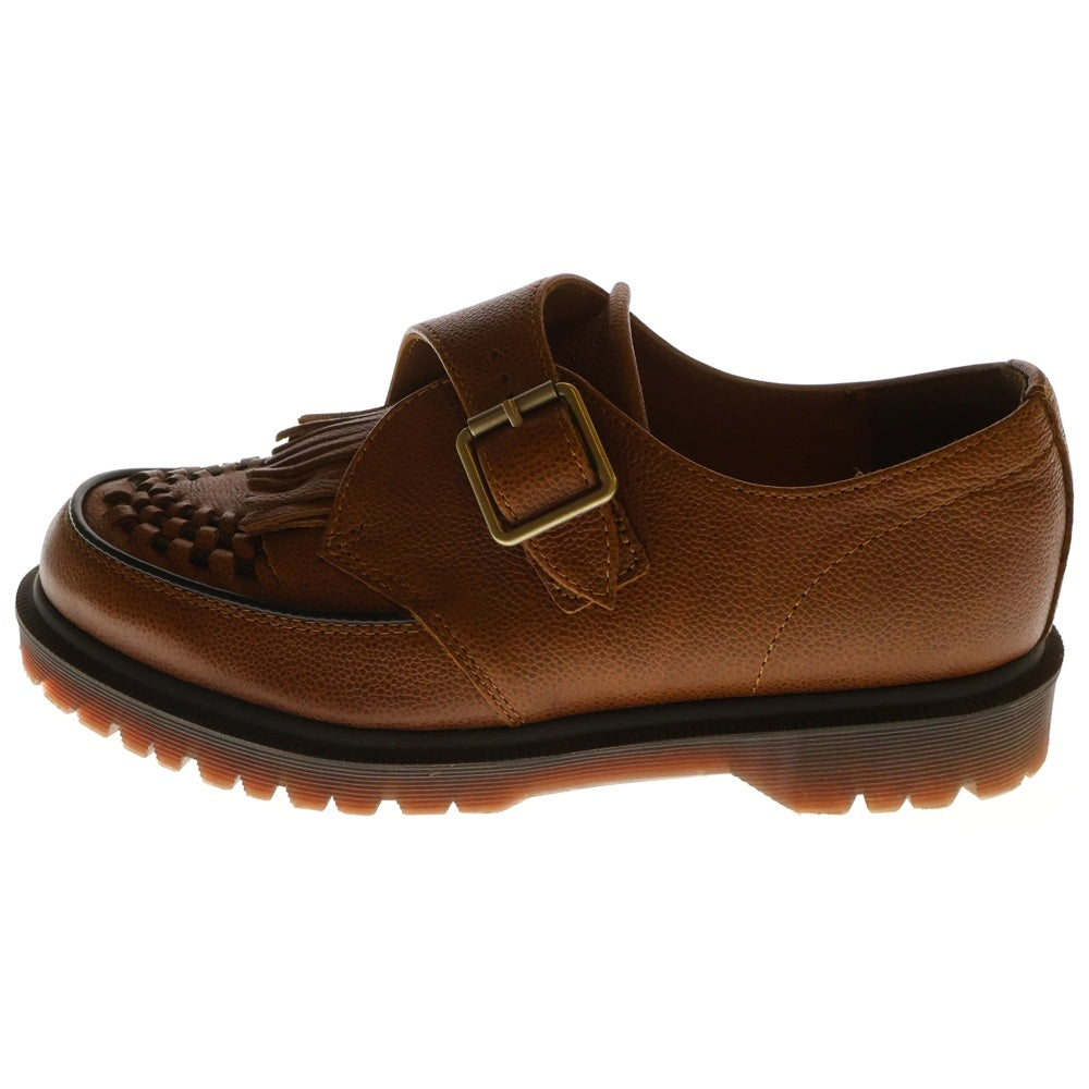 Dr.Martens(ドクターマーチン) RAMSEY キルトモンクストラップ レザーシューズ ブラウン