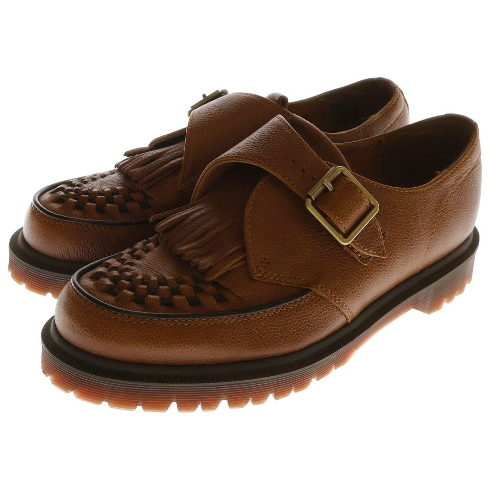 Dr.Martens(ドクターマーチン) RAMSEY キルトモンクストラップ レザーシューズ ブラウン