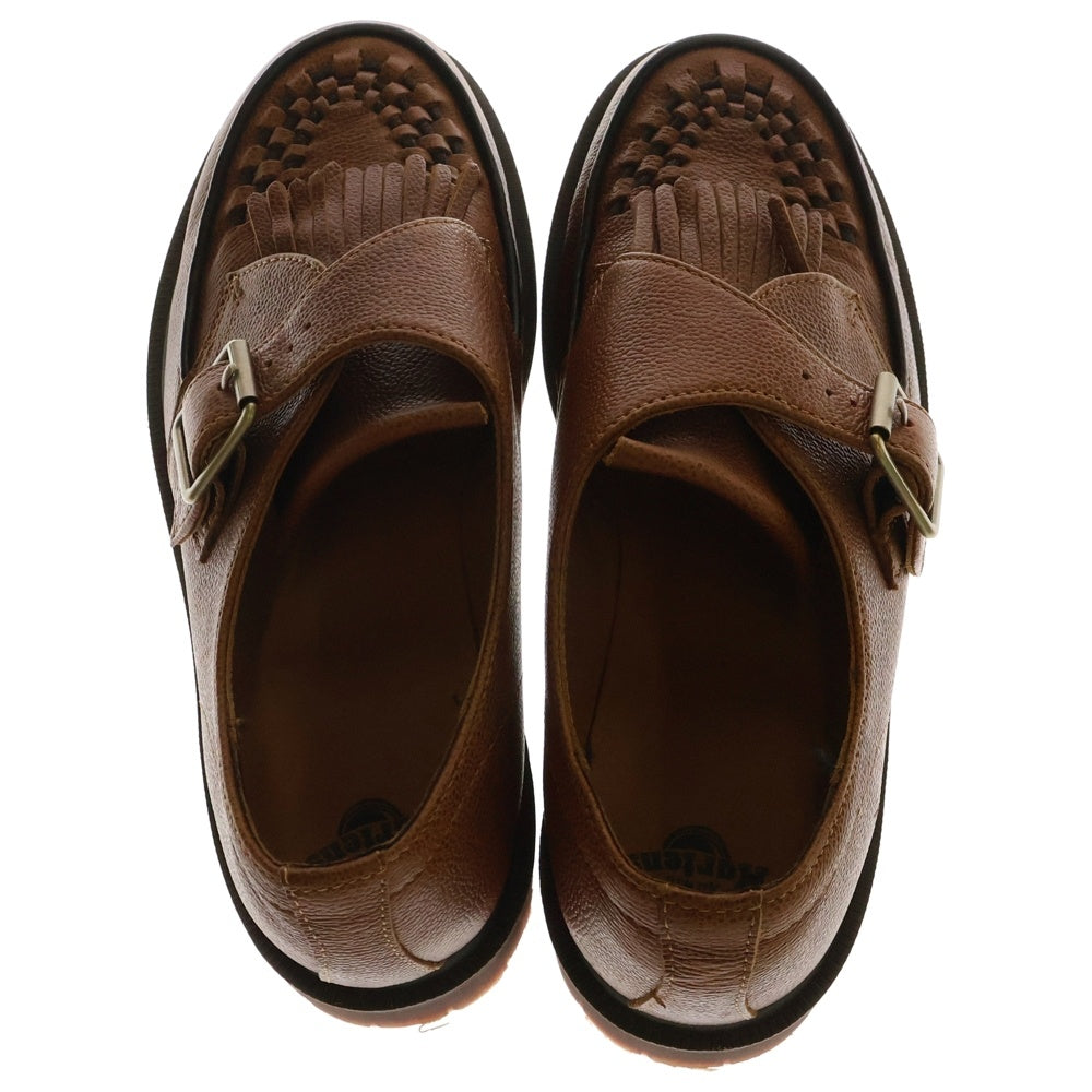 Dr.Martens(ドクターマーチン) RAMSEY キルトモンクストラップ レザーシューズ ブラウン