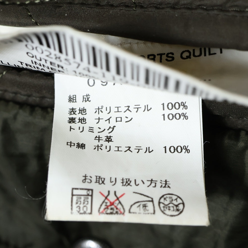 Barbour(バブアー) PUTNEY SPORTS QUILT ジップアップ キルティングジャケット カーキ