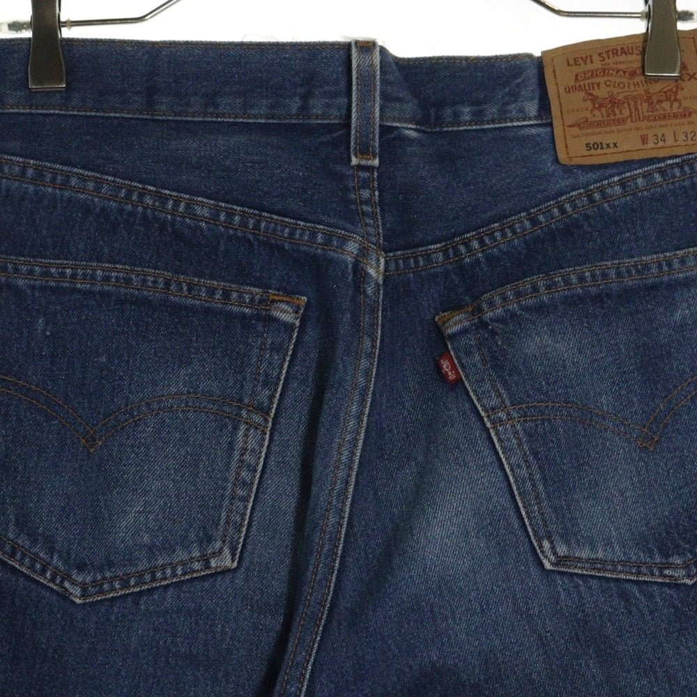 Levi's(リーバイス) 90s VINTAGE 501XX USA製 バレンシア工場 ボタン裏555 ボタンフライデニムパンツ ジーンズ インディゴ