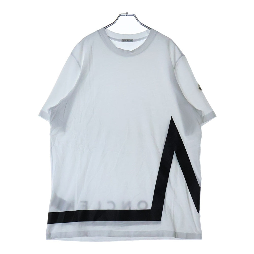 MONCLER(モンクレール) フロントロゴ プリント 半袖Tシャツカットソー H20918C00001