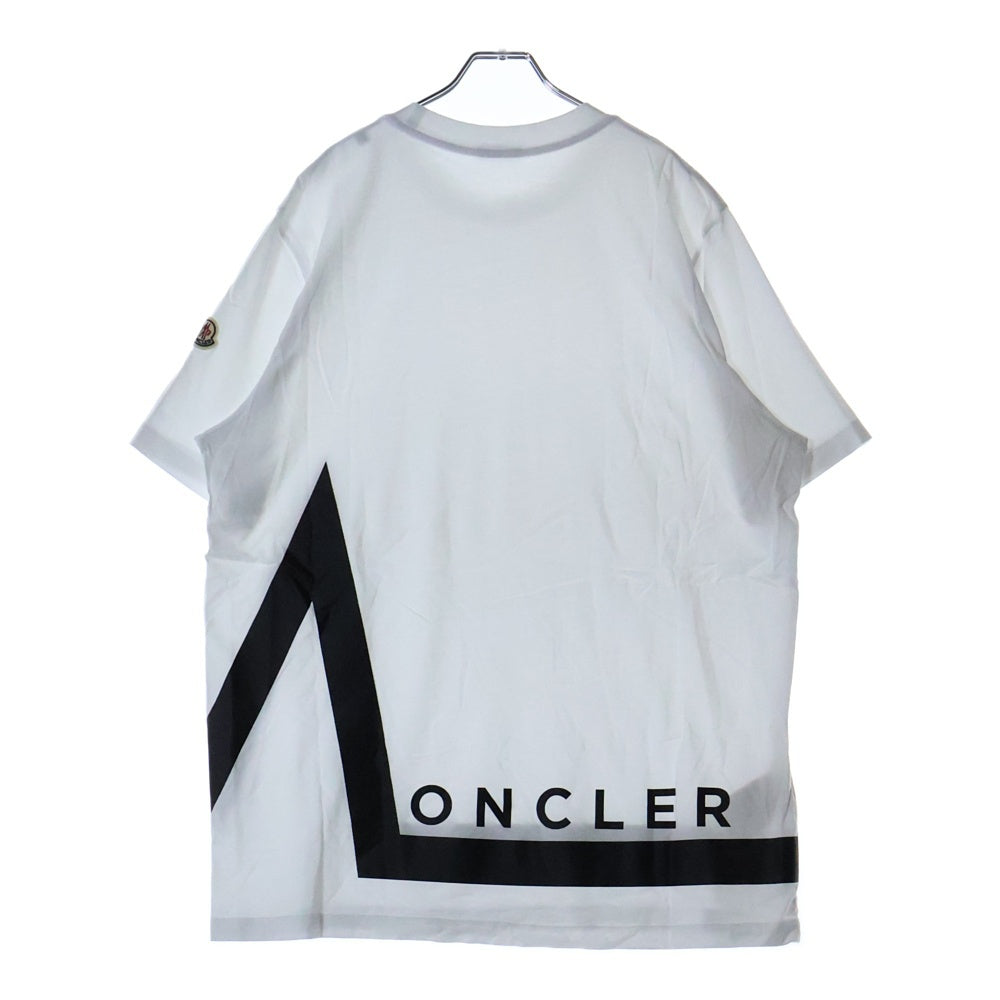 MONCLER(モンクレール) フロントロゴ プリント 半袖Tシャツカットソー H20918C00001
