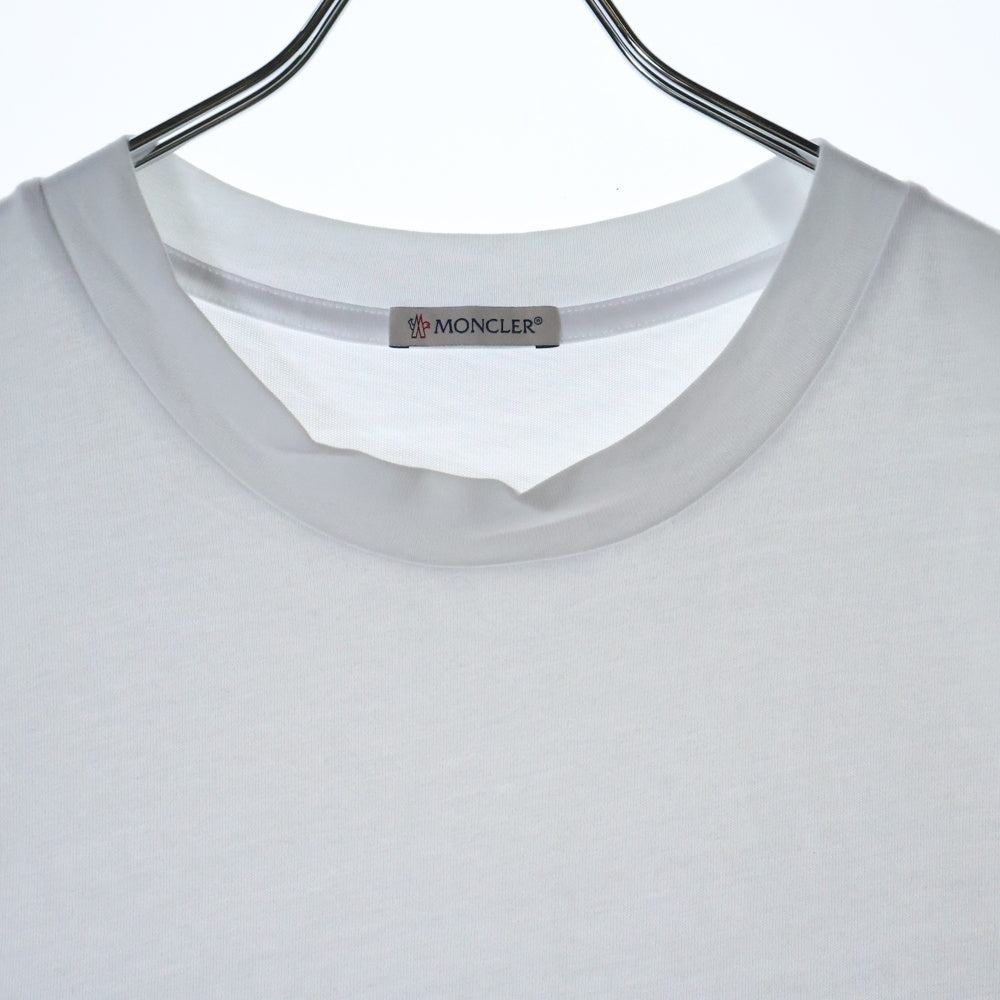 MONCLER(モンクレール) フロントロゴ プリント 半袖Tシャツカットソー H20918C00001