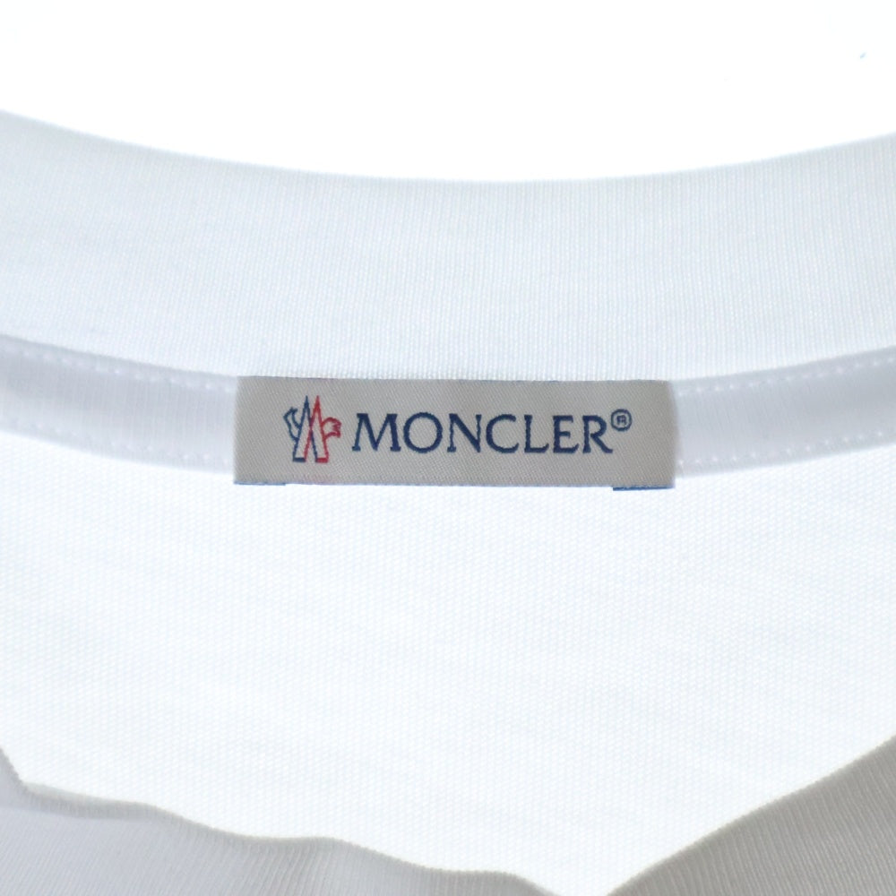 MONCLER(モンクレール) フロントロゴ プリント 半袖Tシャツカットソー H20918C00001