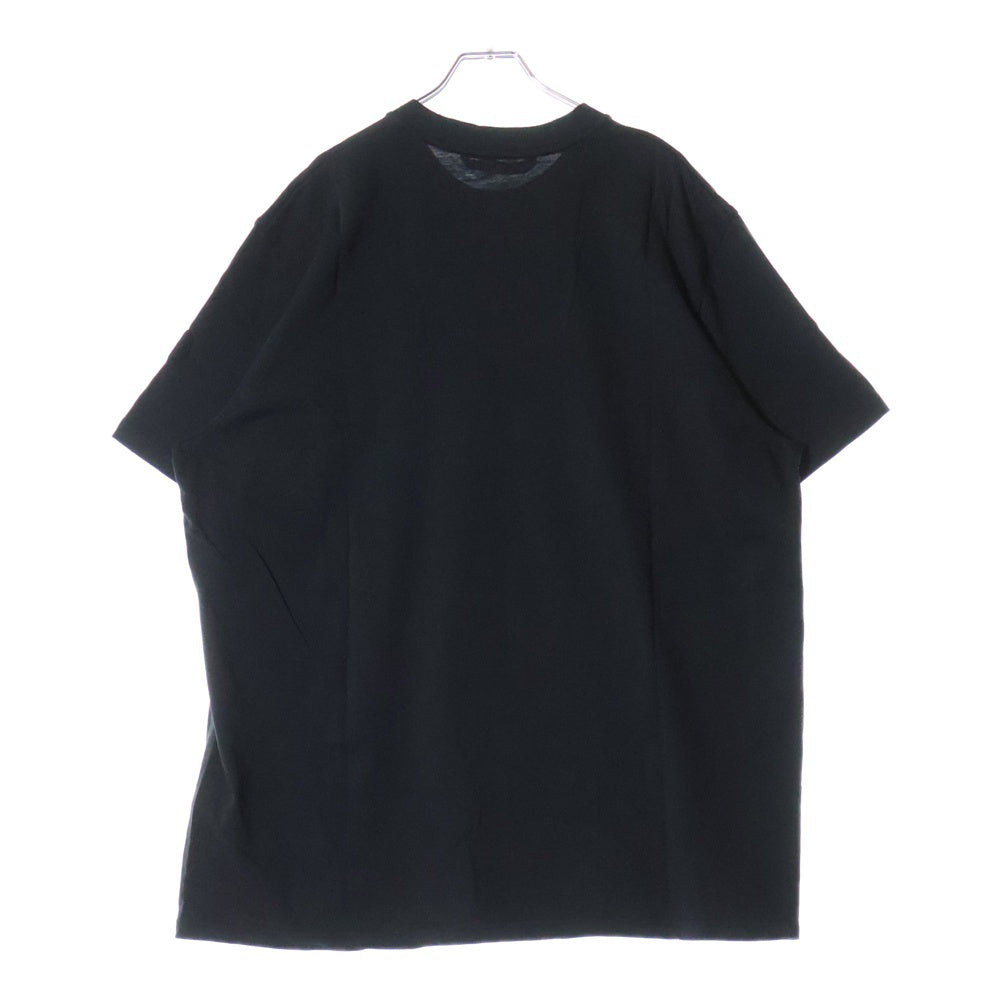 MONCLER(モンクレール) 23SS フロントロゴ 半袖Tシャツカットソー ブラック J20918C00016 89A17