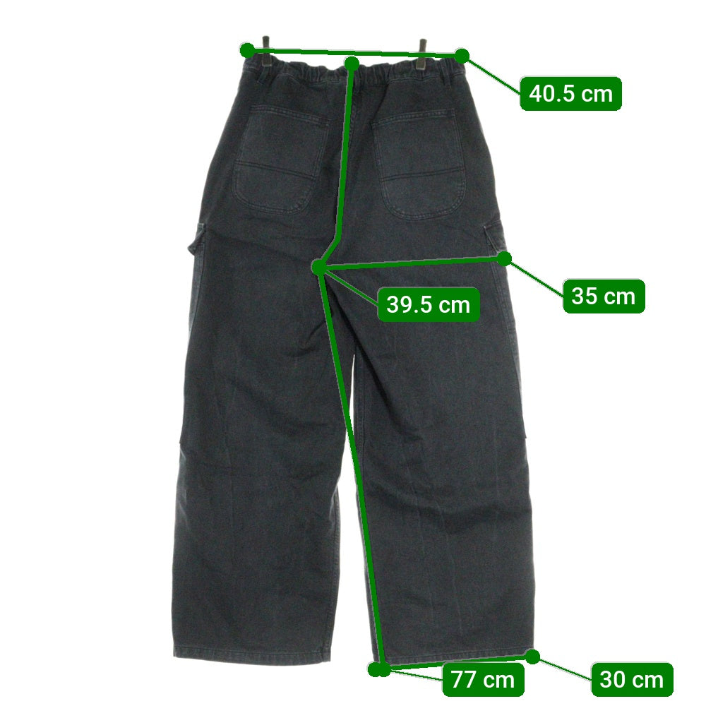 AMI Alexandre Mattiussi(アミアレクサンドルマテュッシ) ダブルポケットデザイン バギーパンツ グレー UTR303CO0037