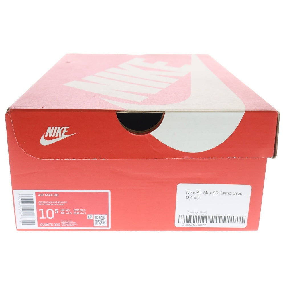 NIKE(ナイキ) AIR MAX 90 CAMO CROC エアマックス90 カモ ローカットスニーカー カーキ CU0675-300 US10.5/28.5cm