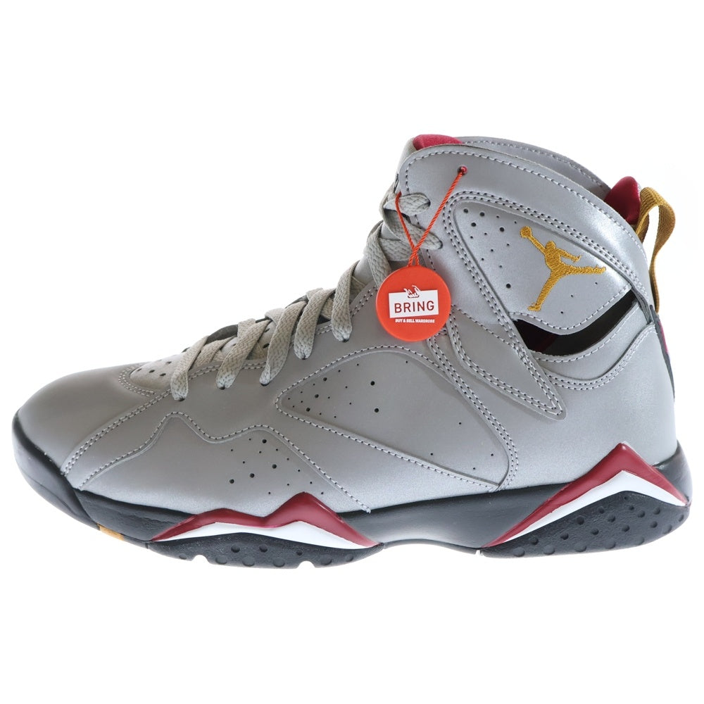 NIKE(ナイキ) AIR JORDAN 7 REFLECTIVE CARDINAL エアジョーダン7 リフレクティブ カーディナル ハイカットスニーカー シルバー BV6281-006 US10/28.0cm