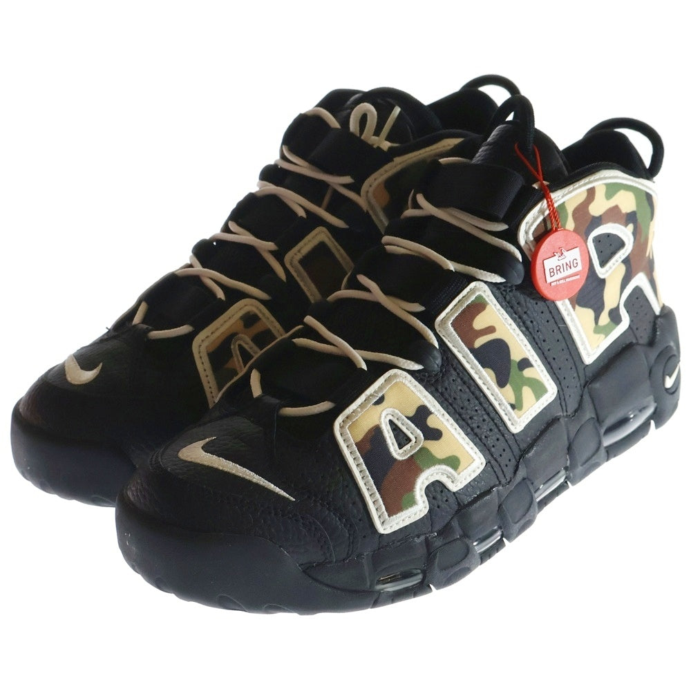 NIKE(ナイキ) AIR MORE UPTEMPO BLACK CAMO エア モア アップテンポ ハイカットスニーカー ブラック/カモ CJ6122-001 US10/28.0cm
