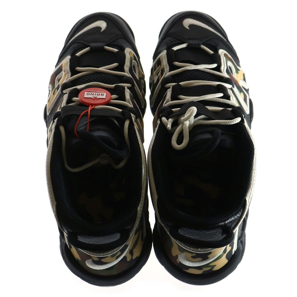 NIKE(ナイキ) AIR MORE UPTEMPO BLACK CAMO エア モア アップテンポ ハイカットスニーカー ブラック/カモ CJ6122-001 US10/28.0cm