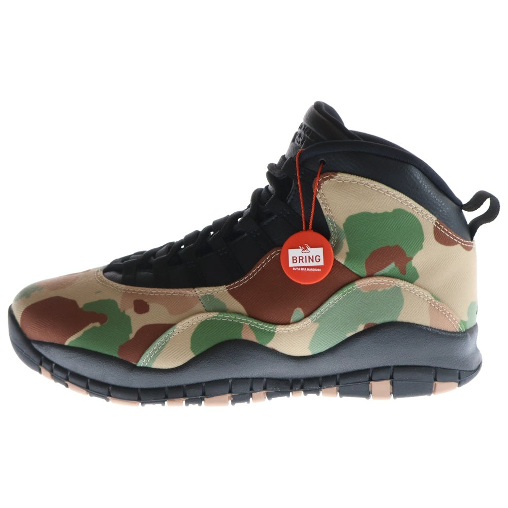 NIKE(ナイキ) Air Jordan 10 Retro Duck Camo エアジョーダン10 ダックカモ ハイカットスニーカー カモ 310805-200 US10/28.0cm