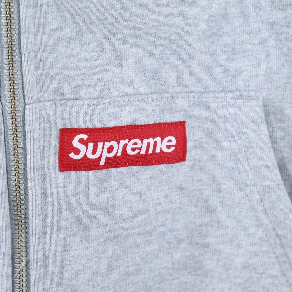 SUPREME(シュプリーム) 22AW Double Hood Facemask Zip Up Hooded Sweatshirt ダブルフードフェイスマスク ジップアップ フーデッドスウェットシャツ パーカー グレー