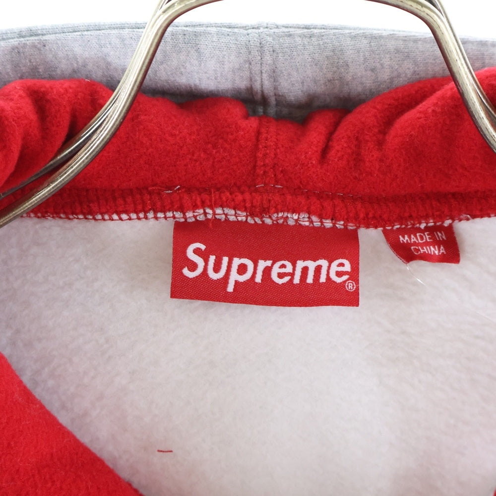 SUPREME(シュプリーム) 22AW Double Hood Facemask Zip Up Hooded Sweatshirt ダブルフードフェイスマスク ジップアップ フーデッドスウェットシャツ パーカー グレー