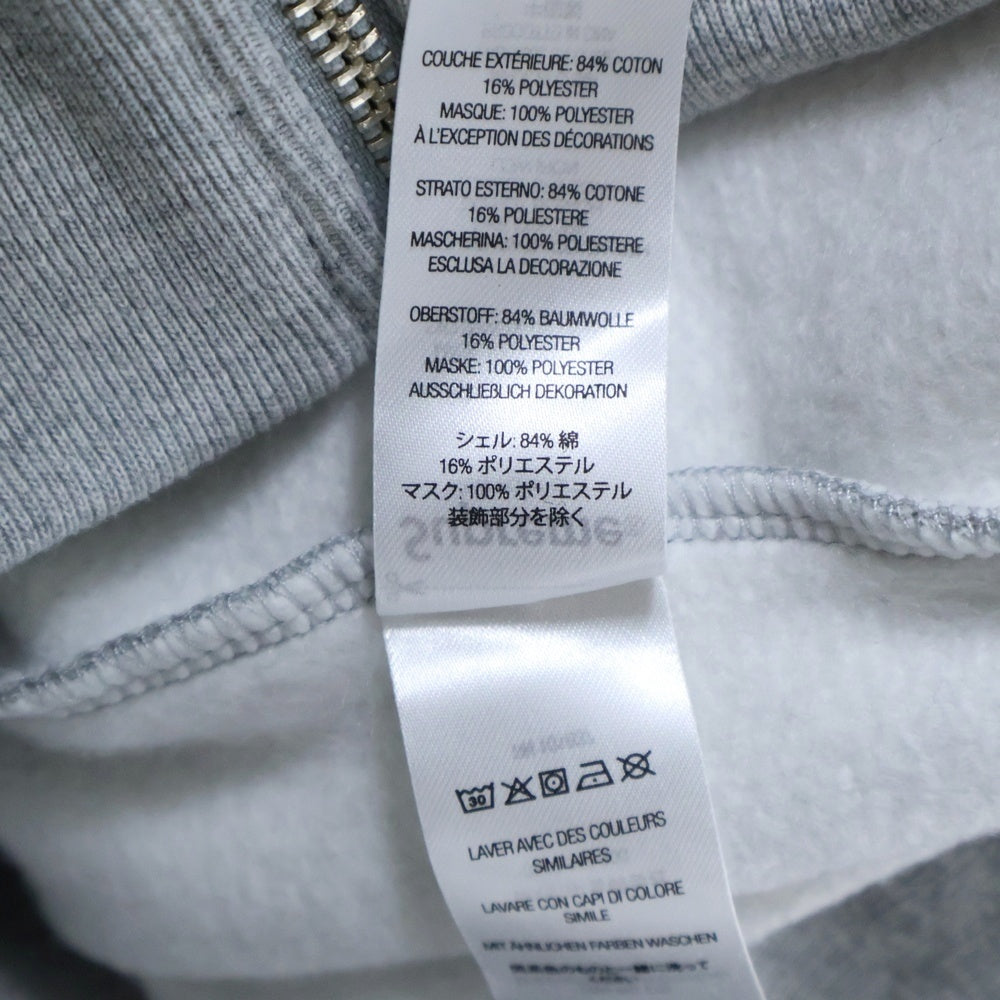 SUPREME(シュプリーム) 22AW Double Hood Facemask Zip Up Hooded Sweatshirt ダブルフードフェイスマスク ジップアップ フーデッドスウェットシャツ パーカー グレー