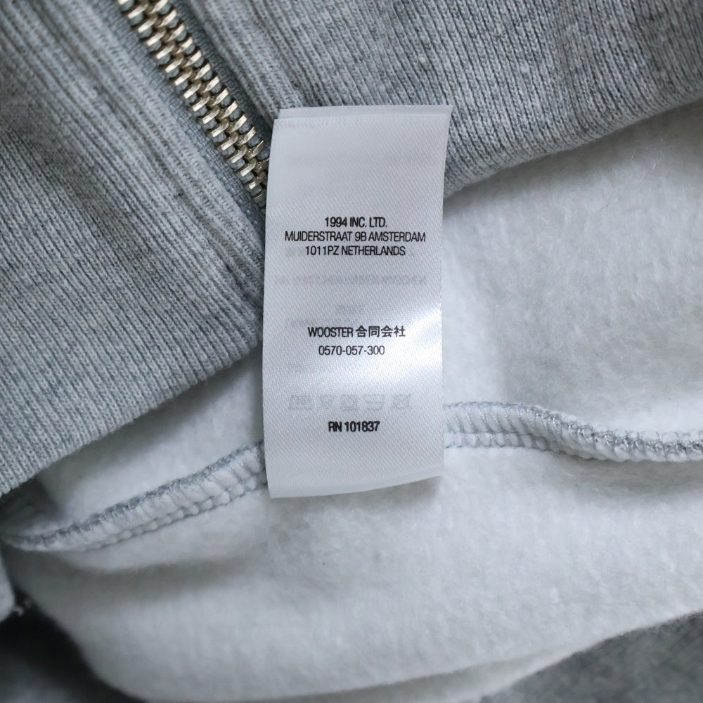 SUPREME(シュプリーム) 22AW Double Hood Facemask Zip Up Hooded Sweatshirt ダブルフードフェイスマスク ジップアップ フーデッドスウェットシャツ パーカー グレー