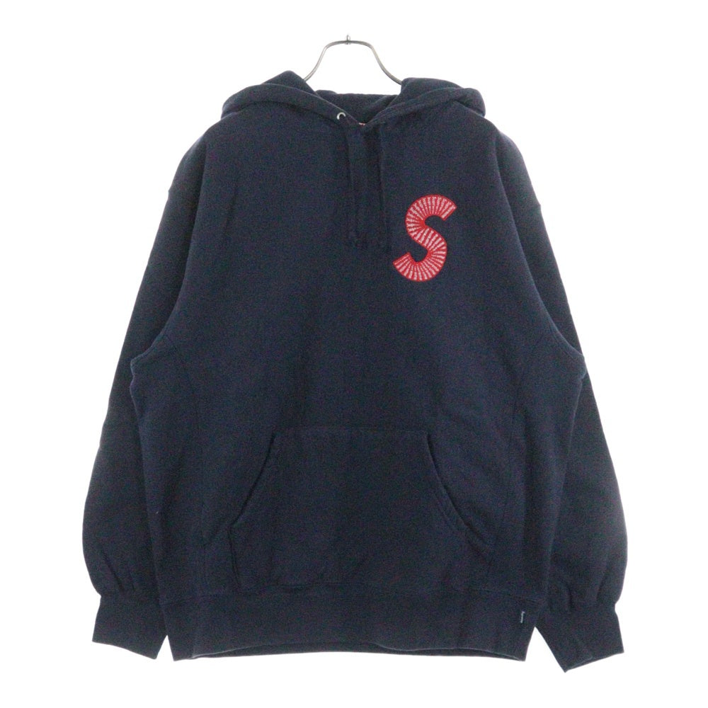 SUPREME(シュプリーム) 20AW S Logo Hooded Sweatshirt Sロゴ フーデッドスウェットシャツ スモールボックス プルオーバーパーカー ネイビー