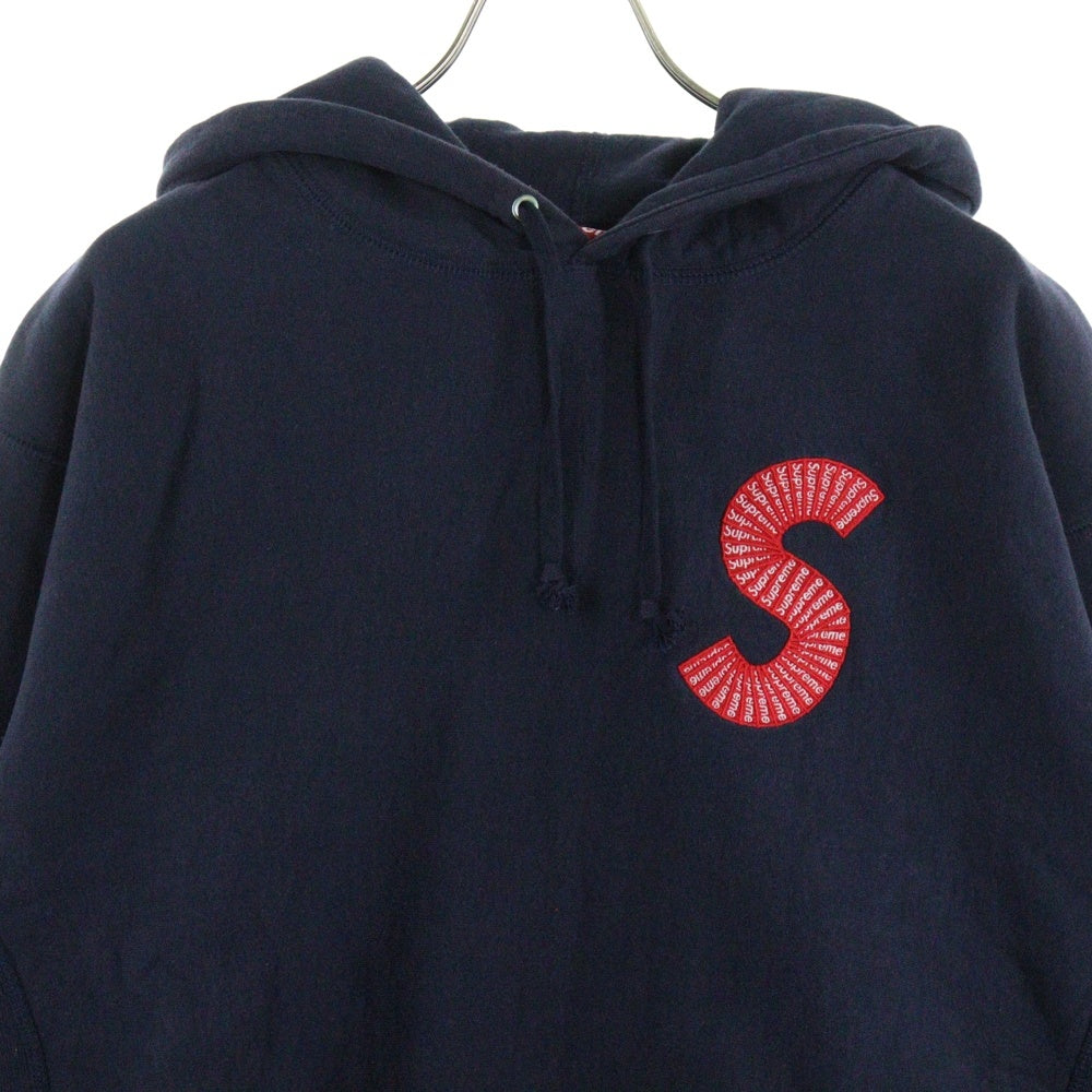 SUPREME(シュプリーム) 20AW S Logo Hooded Sweatshirt Sロゴ フーデッドスウェットシャツ スモールボックス プルオーバーパーカー ネイビー