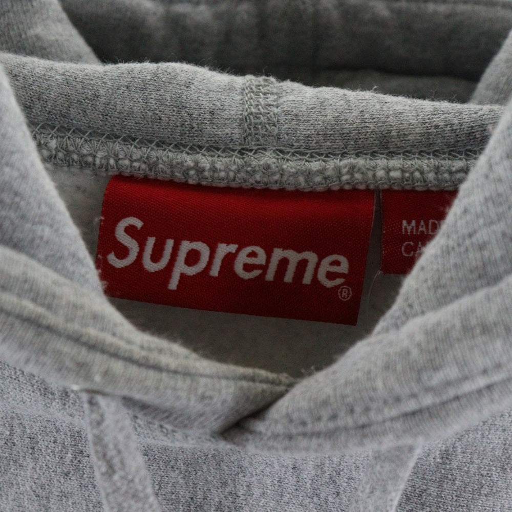 SUPREME(シュプリーム) 20AW S Logo Hooded Sweatshirt Sロゴ フーデッドスウェットシャツ スモールボックス プルオーバーパーカー グレー
