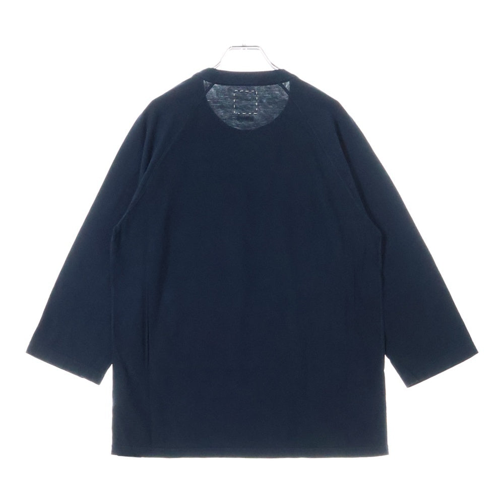 VISVIM(ヴィスヴィム) 18SS CLUBHOUSE TEE クラブハウス 七分袖 Tシャツ カットソー ネイビー 0118105010010