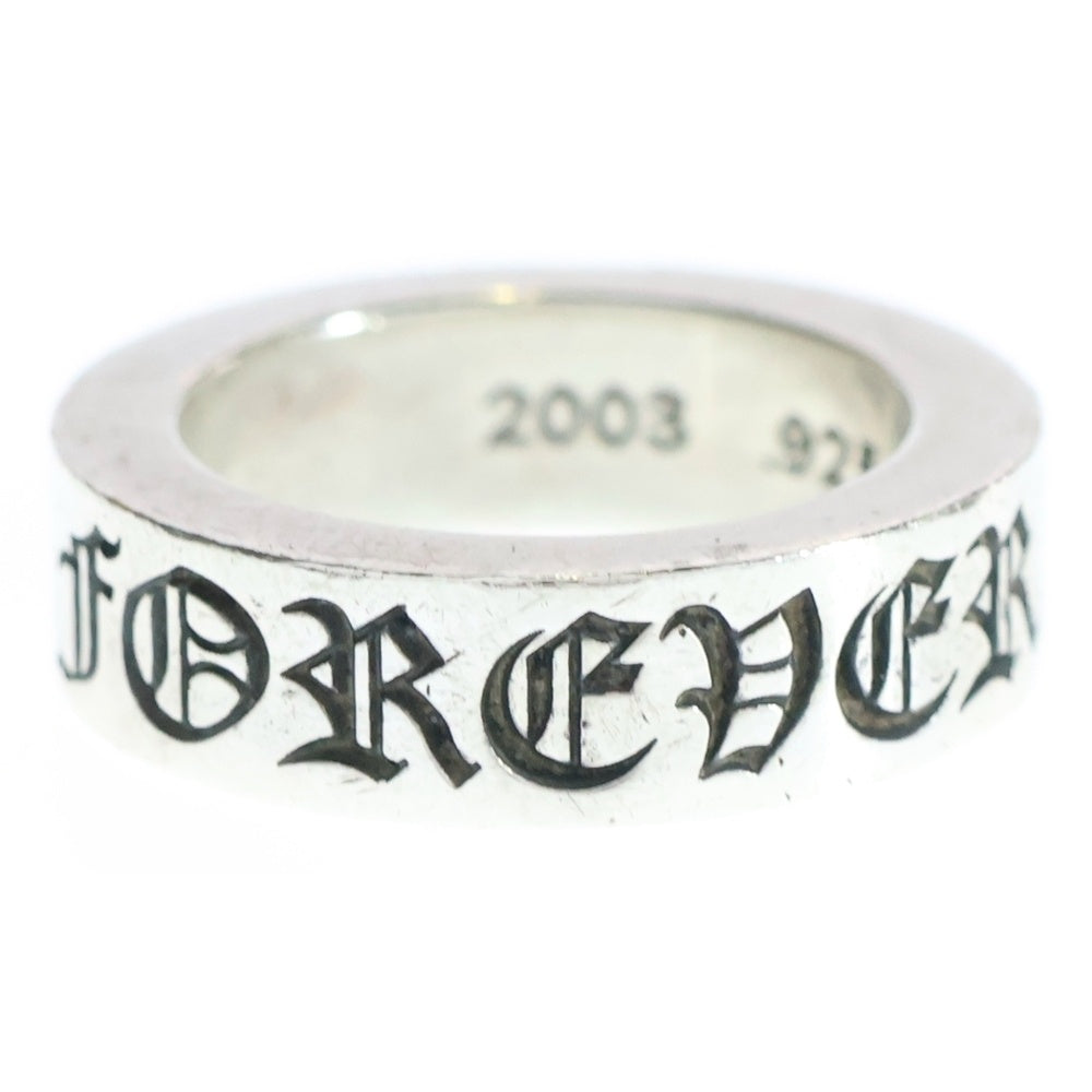 CHROME HEARTS(クロムハーツ) 6mm SPACER FOREVER 6mmスペーサーリング フォーエバーシルバー BCA337